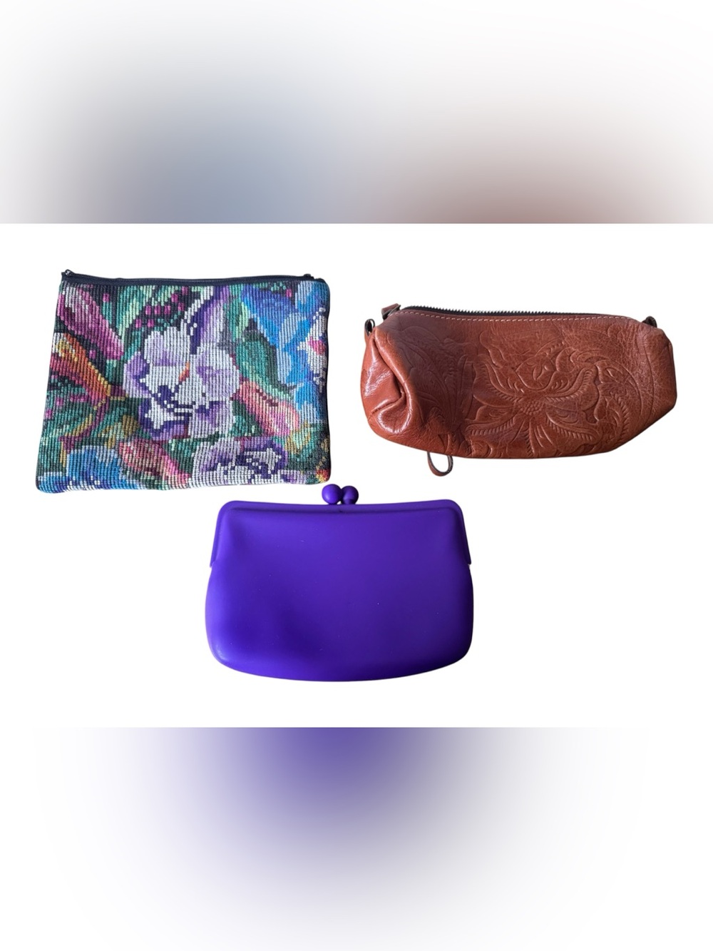 Bundle 3 Bag/Clutch/Wristlet